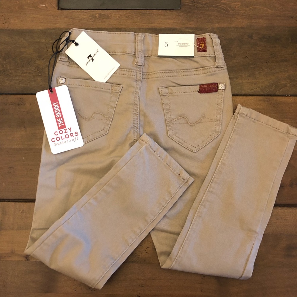 7 for All Mankind Skinny Chino Jeans - Picture 2 of 3